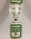 Evergreen Scale Models Evergreen 234 - .438" (11.1MM) X 14" OPAQUE WHITE POLYSTYRENE Tubing (2) Pack