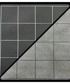 Chessex Chessex Reversible Battlemat 1" Square Black & Grey 26" x 23.5"