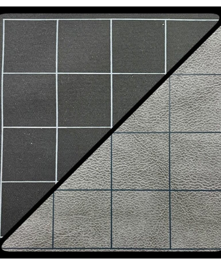 Chessex Chessex Reversible Battlemat 1" Square Black & Grey 26" x 23.5"