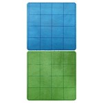 Chessex Chessex Reversible Megamat 1" Square Blue and Green 34.5" x 48"