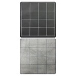 Chessex Chessex Reversible Megamat 1" Square Black and Grey 34.5" x 48"