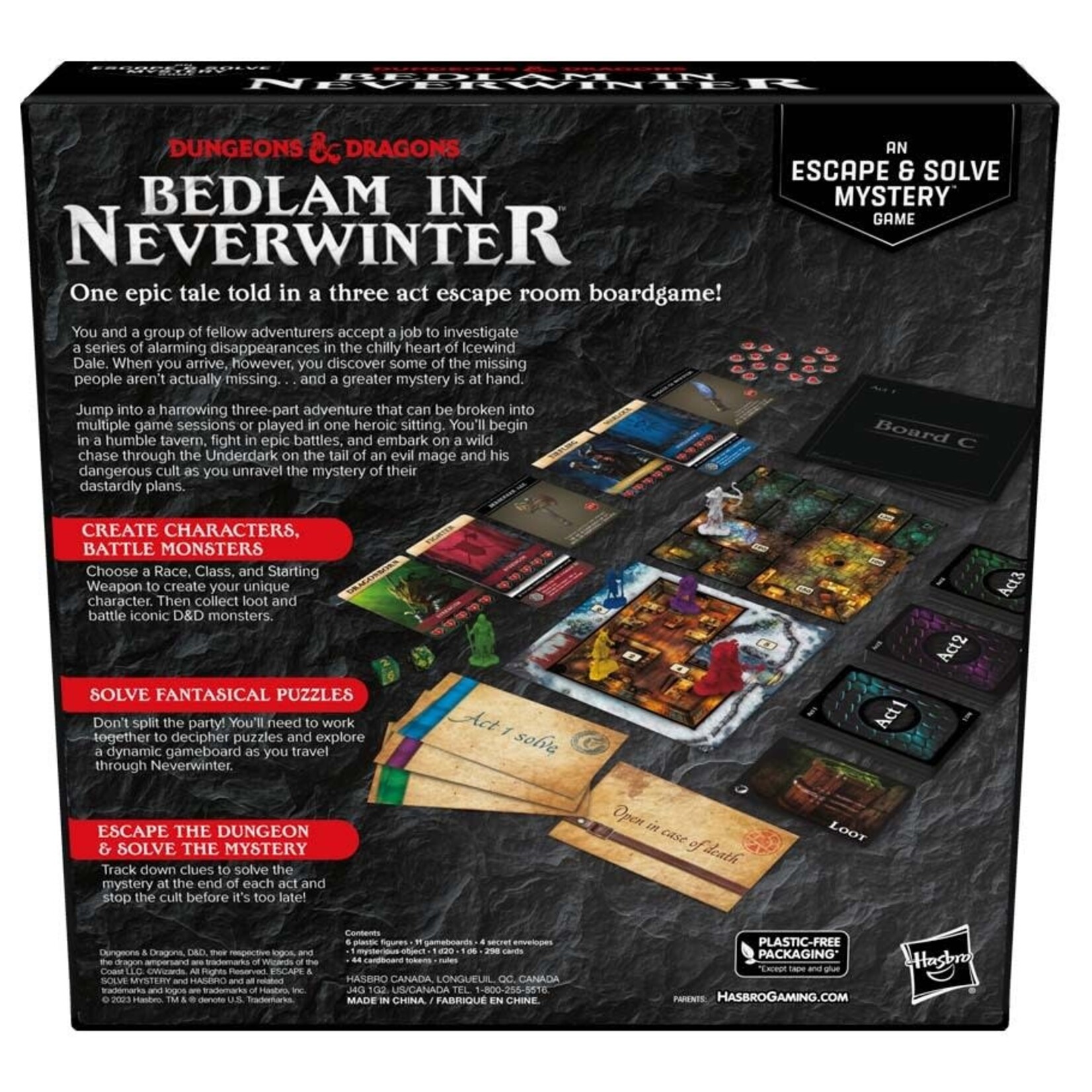 Hasbro Dungeons & Dragons: Bedlam In Neverwinter Board Game
