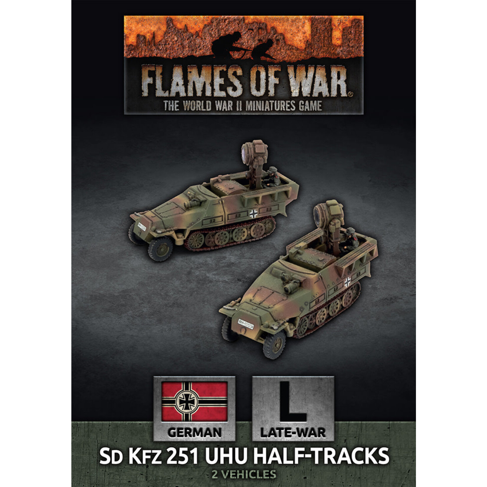 Flames of War Flames of War: German: Sd Kfz 251 Uhu Half-tracks (2)