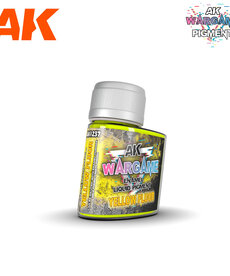 AK Interactive AK1237 Wargames Enamel Liquid Pigment: Yellow Fluorescent (35ml)