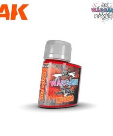 AK Interactive AK1240 Wargames Enamel Liquid Pigment: Red Fluorescent (35ml)