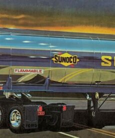 AMT AMT 1/25 Sunoco Fruehauf Plated Tanker Semi-Trailer