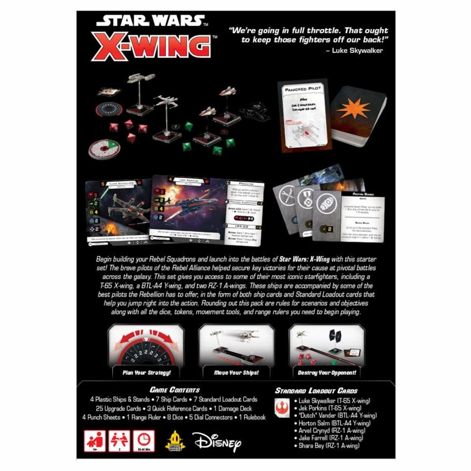 Atomic Mass Games X-Wing: Rebel Alliance Squadron Starter Pack