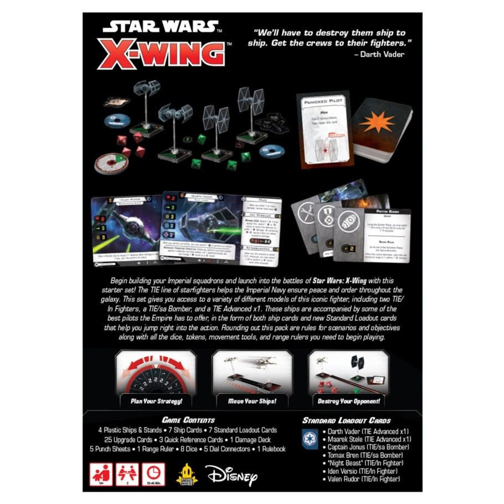 Atomic Mass Games X-Wing: Galactic Empire Squadron Starter Pack