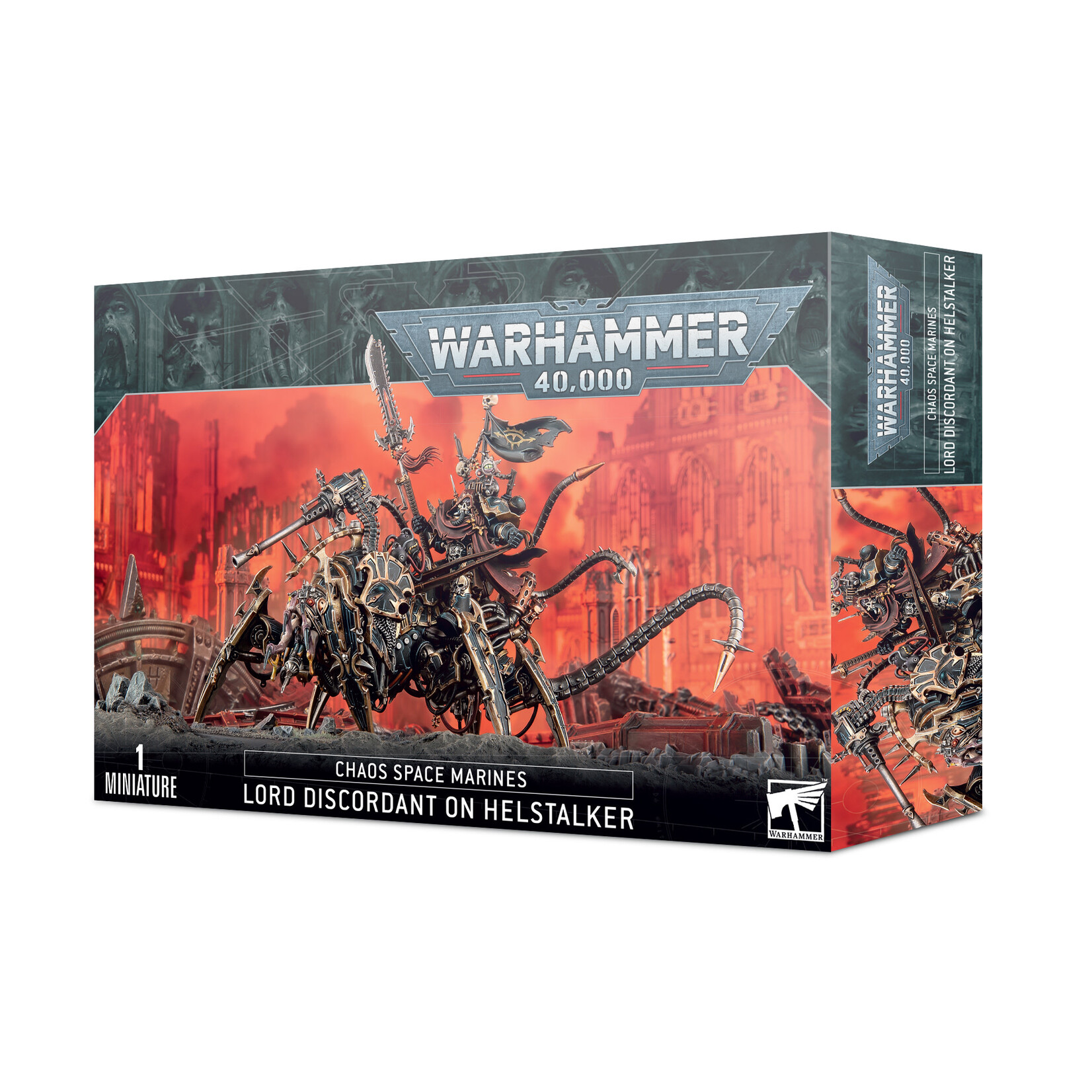 Warhammer 40k Warhammer 40k: Chaos Space Marines: Lord Discordant On  Helstalker