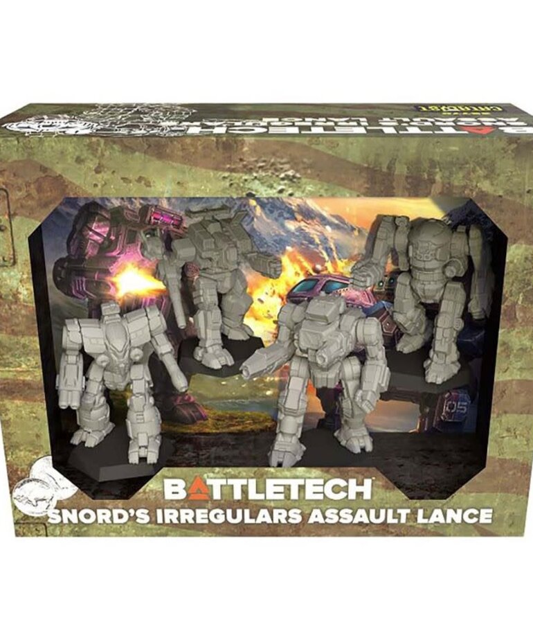 Catalyst Battletech: Snord's Irregulars Assault Lance (4) set