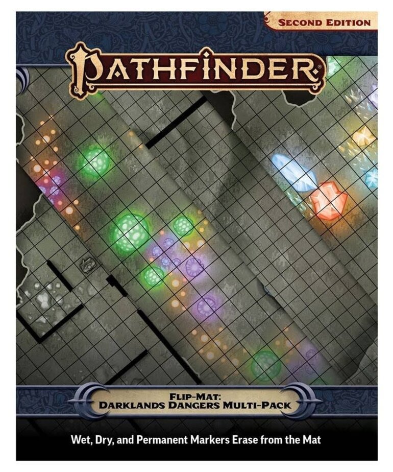 Paizo Pathfinder 2E Flip-Mat: Darklands Dangers