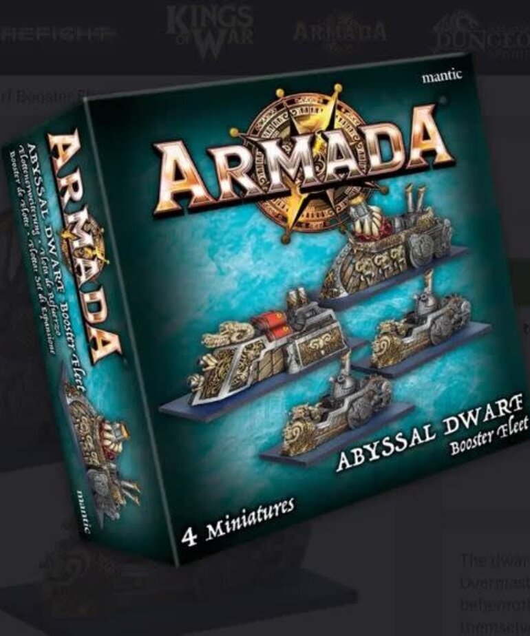 Mantic Mantic Armada: Abyssal Dwarf: Booster Fleet