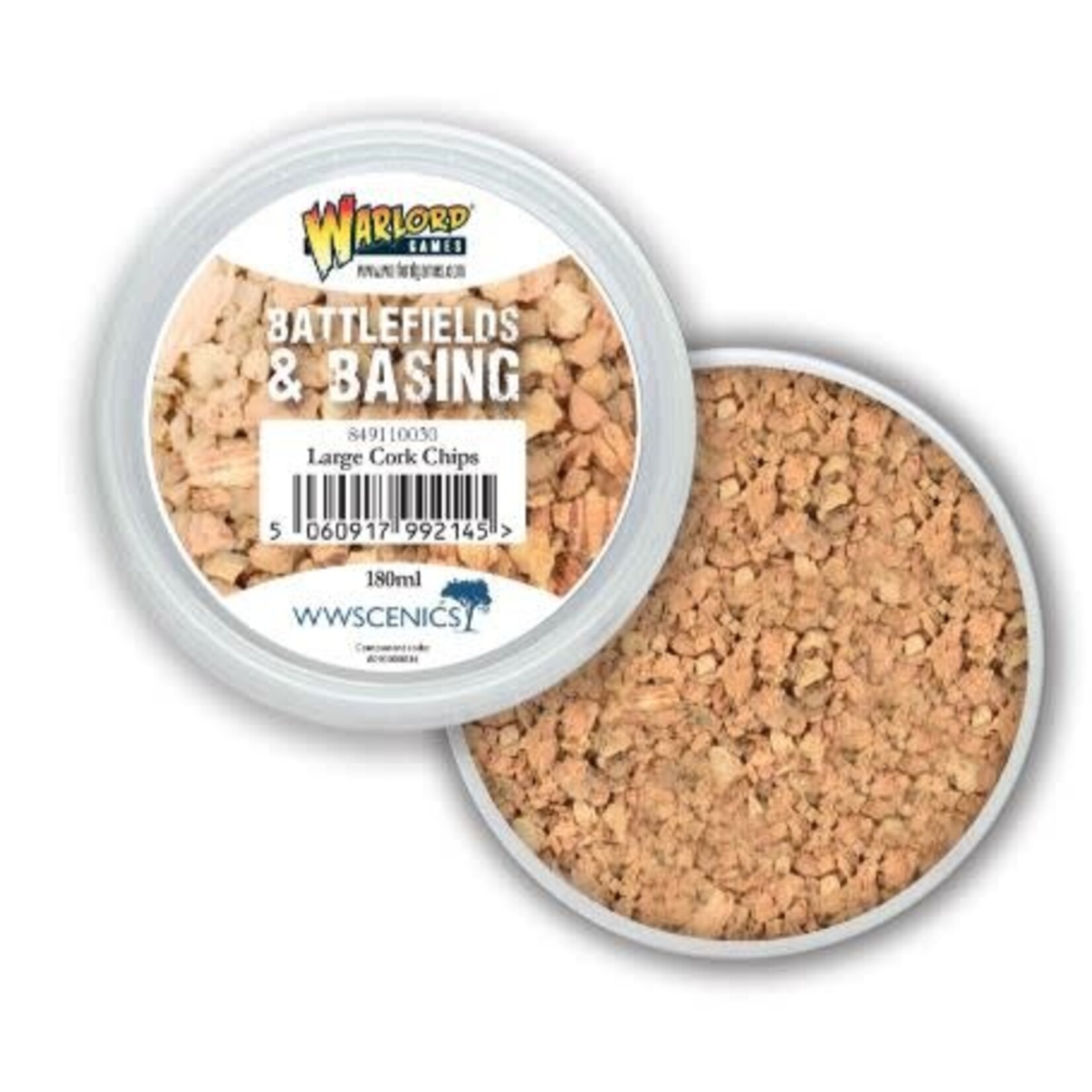 Warlord Games Warlord Games: Battlefields & Basing: Large Cork Chips (180ml)