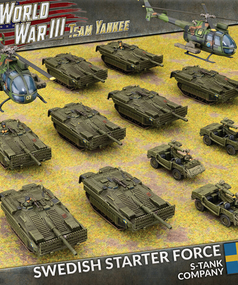 Flames of War WW3: Team Yankee: Swedish S-Tank Company Starter Force