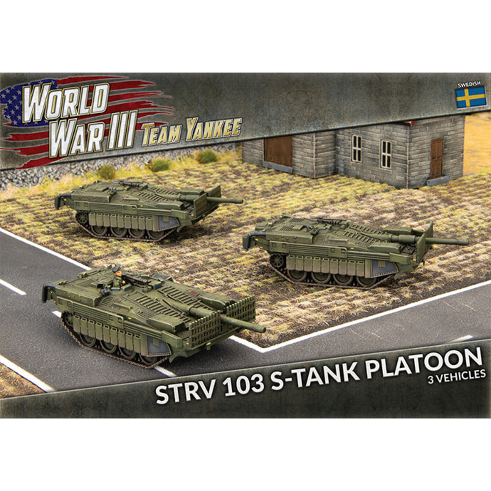 Team Yankee Team Yankee: Swedish Strv 103 S-tank Platoon (3)