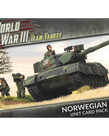 Flames of War Team Yankee: Norwegian Unit Cards Flames of War Team Yankee: Norwegian Unit Cards