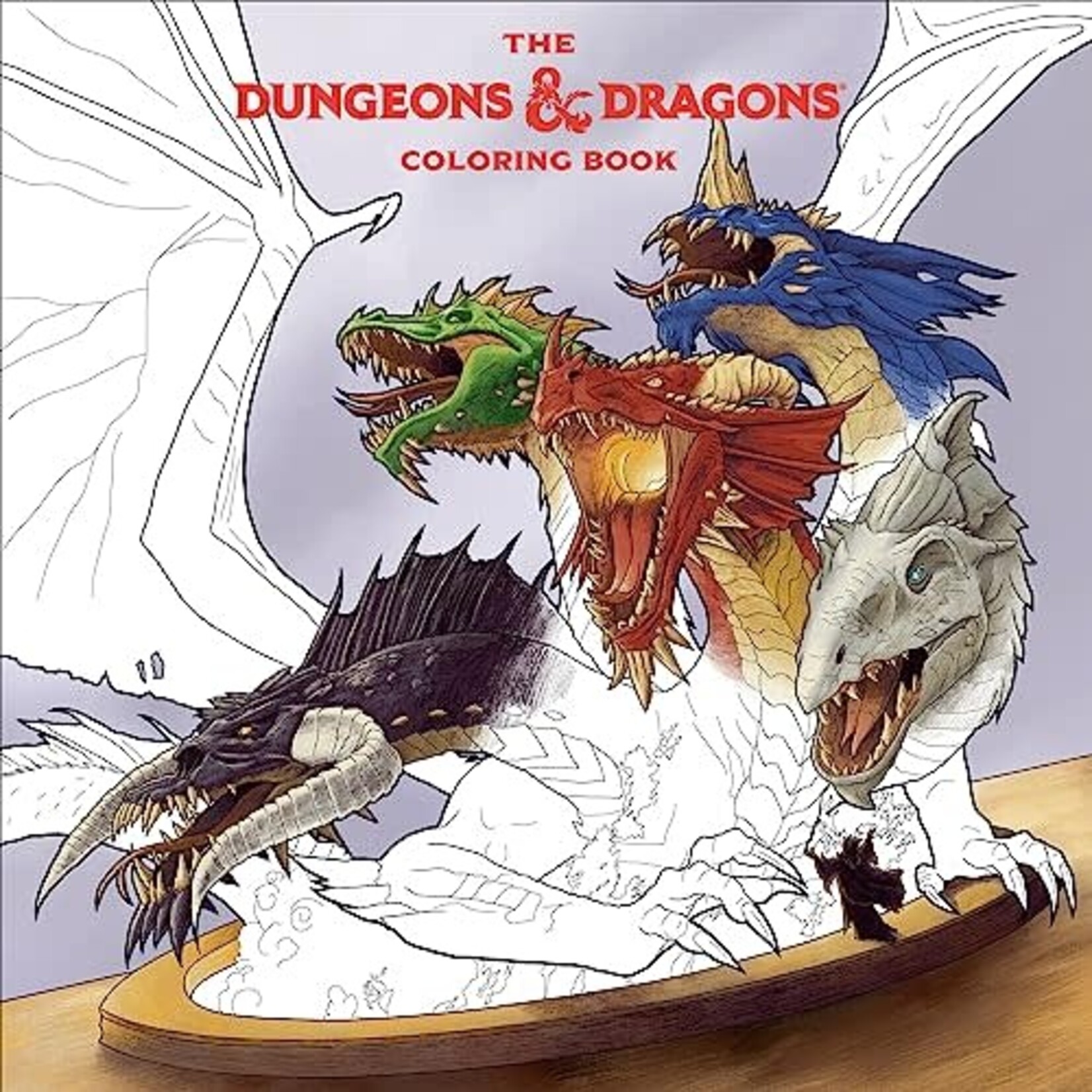 Wizards of the Coast 5E D&D The Dungeons & Dragons Coloring Book