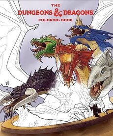 Wizards of the Coast 5E D&D The Dungeons & Dragons Coloring Book