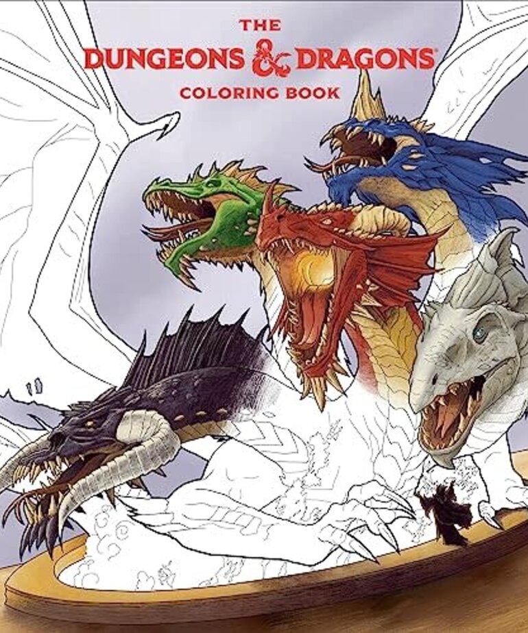 Wizards of the Coast 5E D&D The Dungeons & Dragons Coloring Book