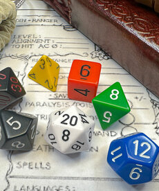 Chessex Chessex Polyhedral Opaque Nostalgia GM & Beginner (7) Set