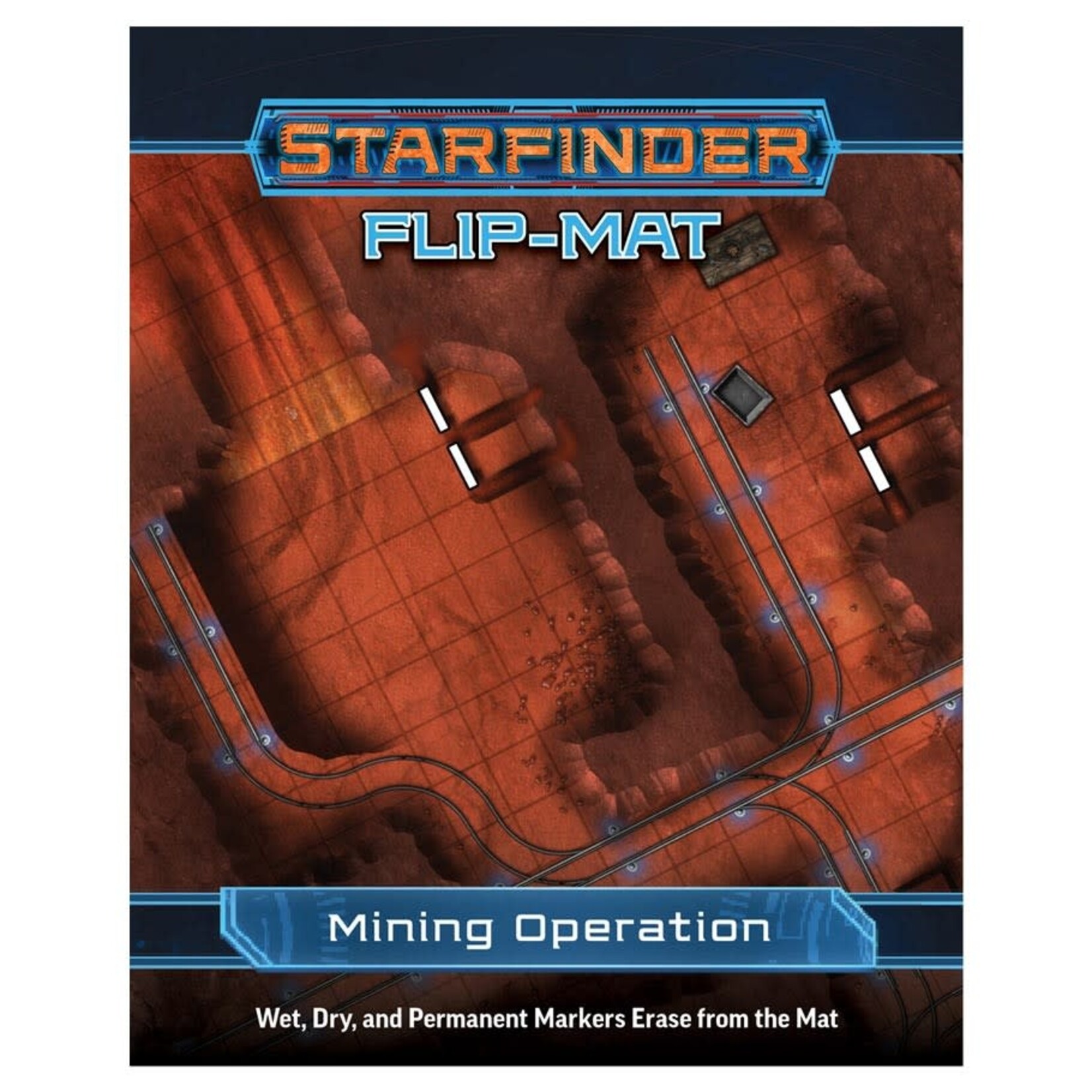 Paizo Starfinder 2E Flip-Mat: Space Station Promenade
