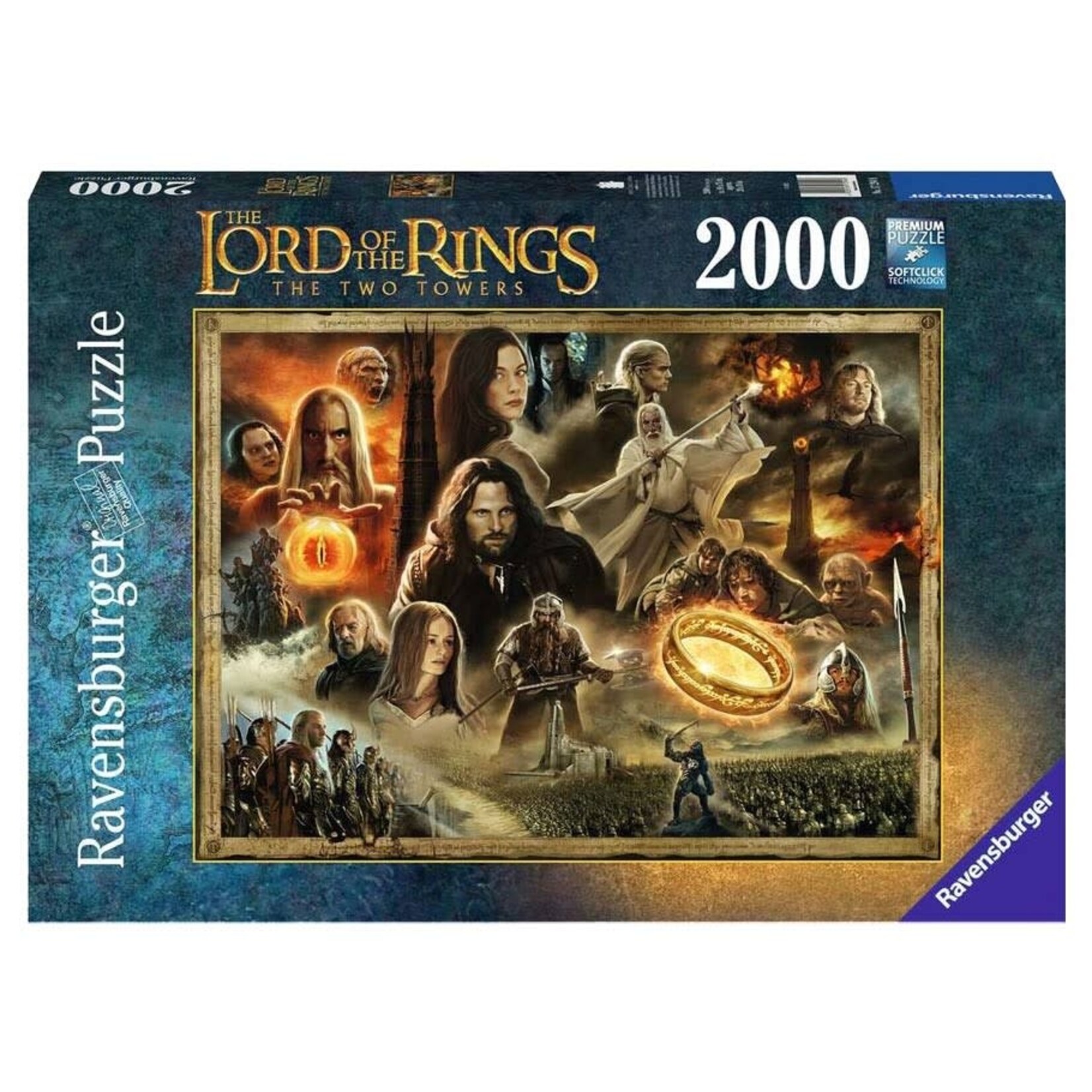 Ravensburger, North America Inc Puzzle 2000 Piece: Lord Of The Rings The Two Towers