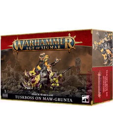Age of Sigmar: Orruk Warclans: Tuskboss on Maw-grunta