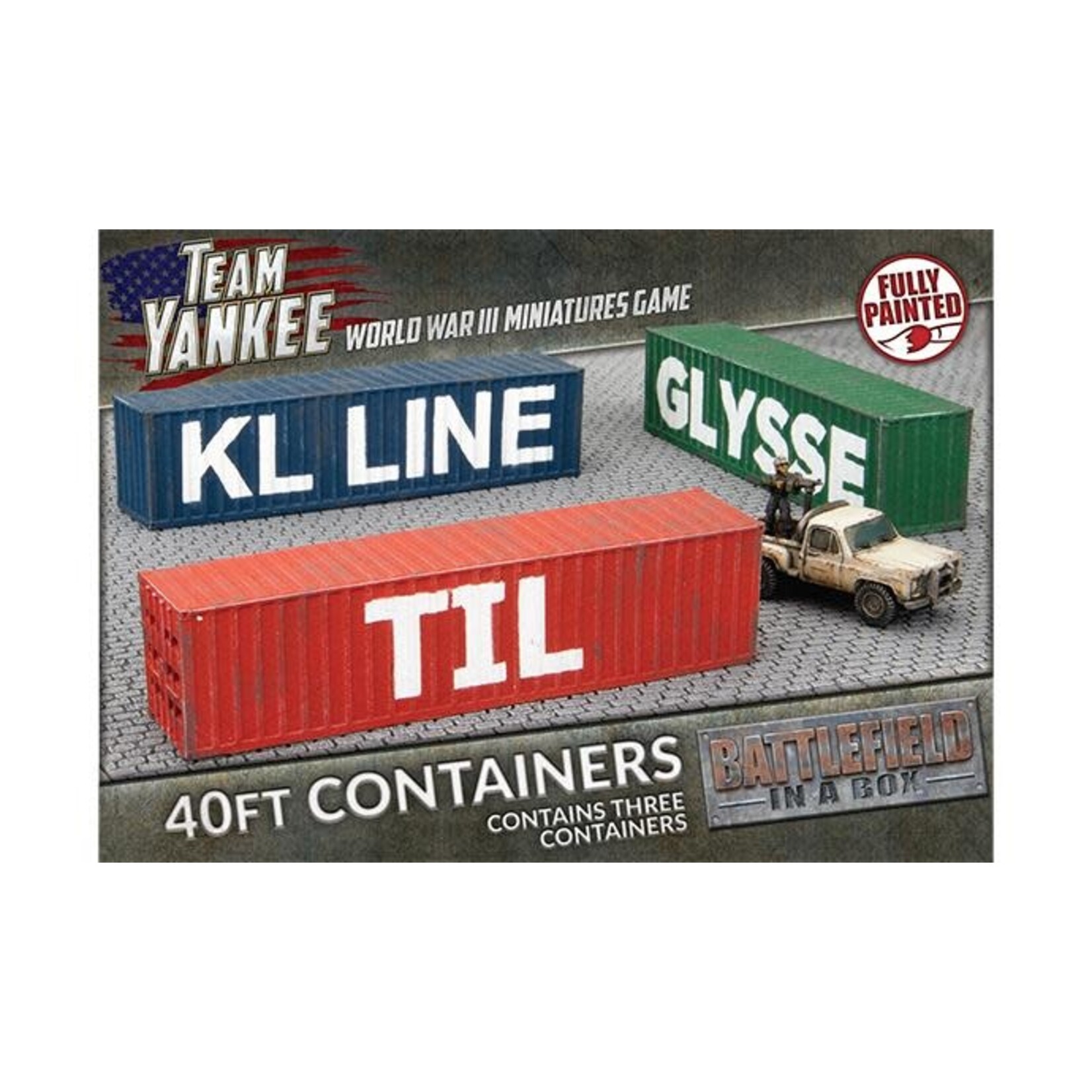 Battlefront Gale Force Nine Flames of War - Battlefield in a Box: Modern: 40' Shipping Containers