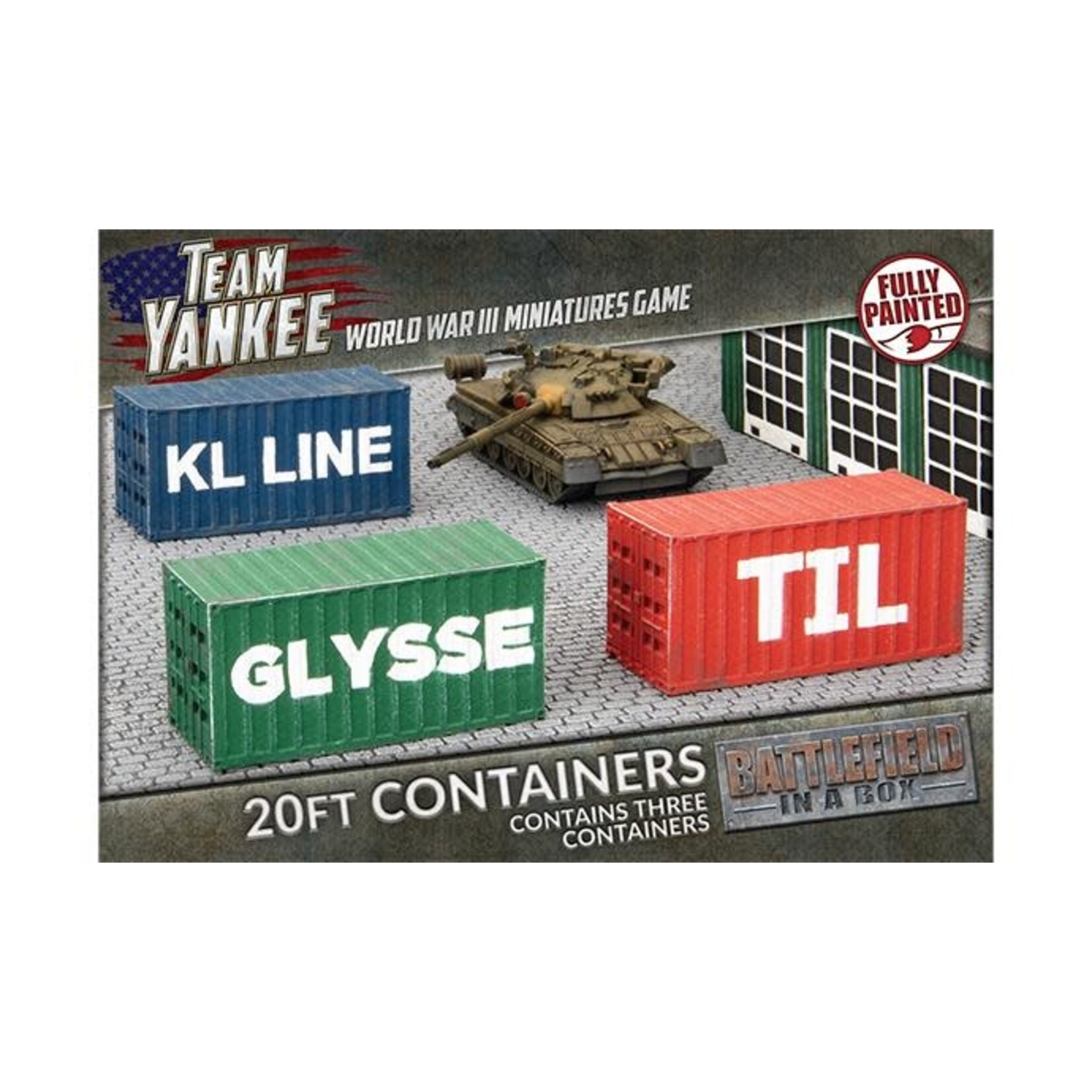 Battlefront Gale Force Nine Flames of War - Battlefield in a Box: Modern: 20' Shipping Containers