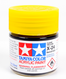 Tamiya DO NOT REORDER Tamiya X-24 Clear Yellow 23ml