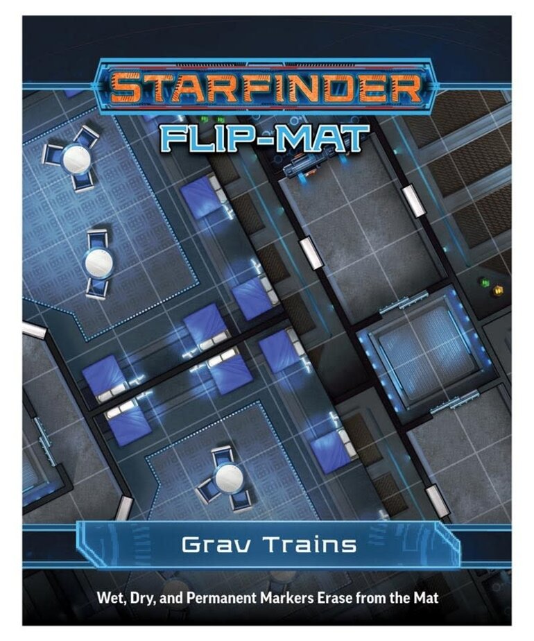 Paizo Starfinder Flip-Mat: Grav Trains