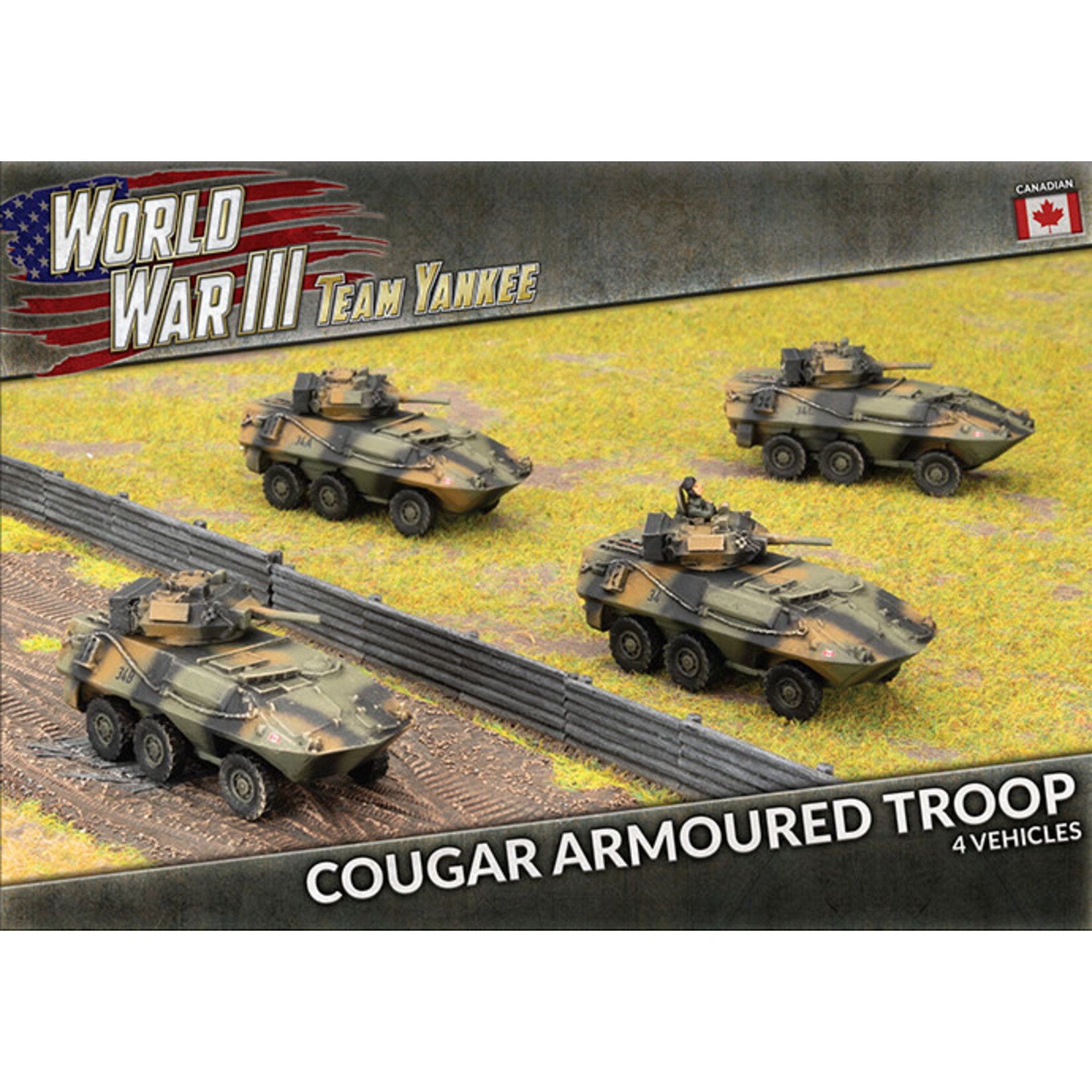 Team Yankee Team Yankee: Canadian: Cougar Armoured Troop (4)