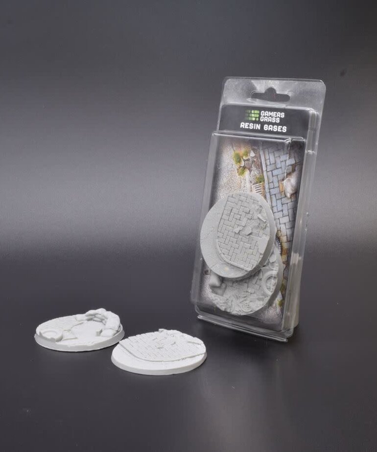 GamersGrass Gamers Grass Resin Bases Urban Warfare -  Round 60mm (2)