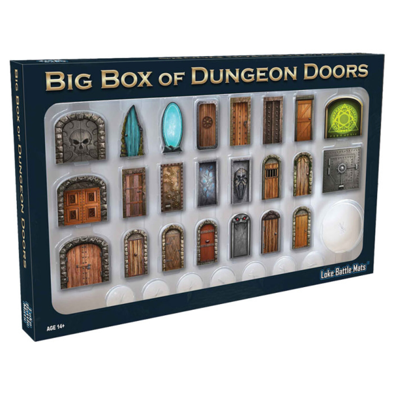 Loke Battlemats Loke Battlemats 5E: Big Box Of Dungeon Doors