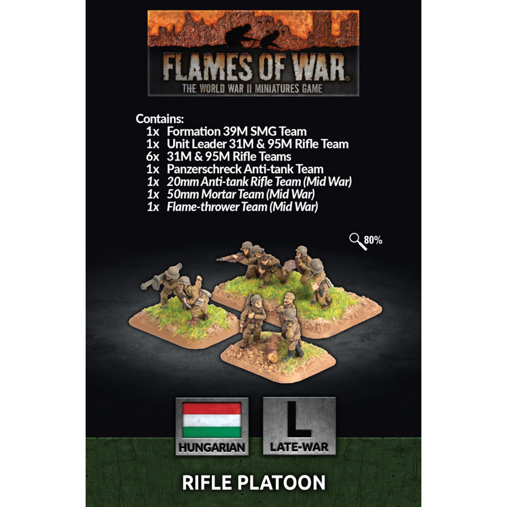 Flames of War Flames of War: Hungarian: Rifle Platoon