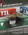 Battlefront Gale Force Nine Flames of War - Battlefield in a Box: Modern: 40' Damaged Shipping Containers Battlefront Gale Force Nine Flames of War - Battlefield in a Box: Modern: 40' Damaged Shipping Containers