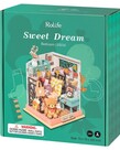 Robotime Rolife DIY Miniature Dollhouse Kit: Sweet Dream Bedroom
