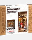 Robotime Rolife DIY Miniature Dollhouse Kit: Bookstore Book Nook & Wonderland