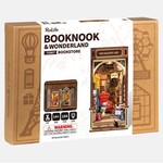 Robotime Rolife DIY Miniature Dollhouse Kit: Bookstore Book Nook & Wonderland