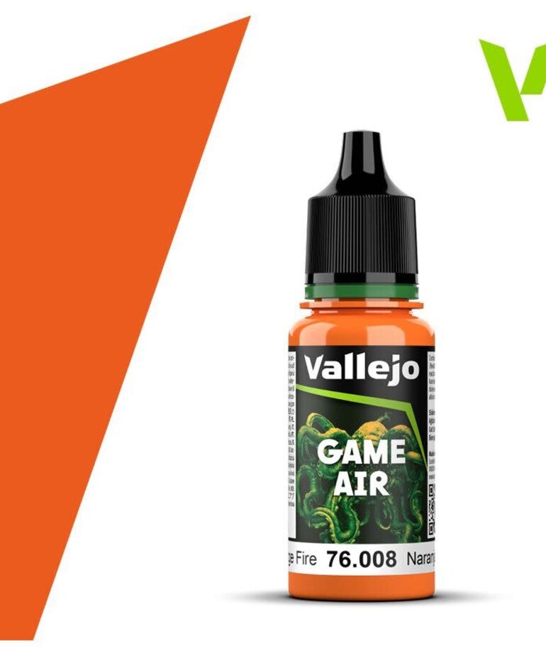 Vallejo Vallejo Game Air 76.008 Orange Fire 18ml