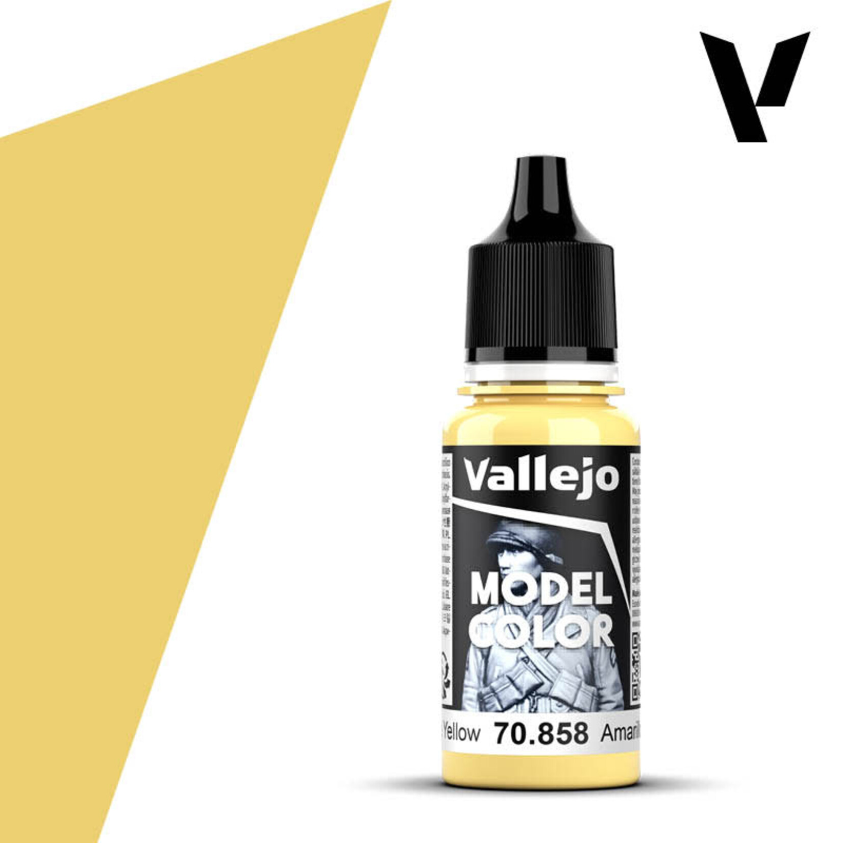 Vallejo Vallejo Model Color 70.858 Ice Yellow 18ml