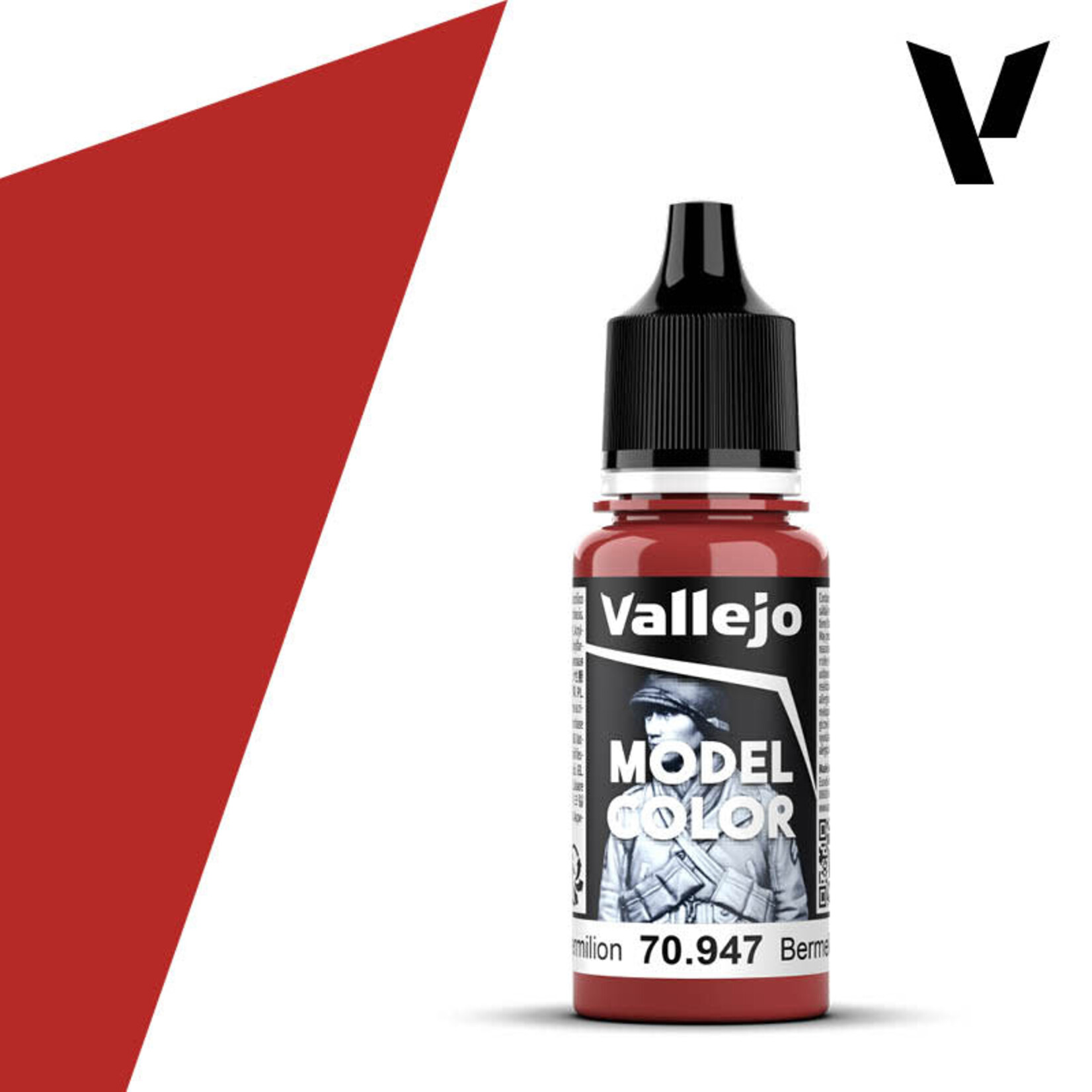 Vallejo Vallejo Model Color 70.947 Dark Vermillion 18ml