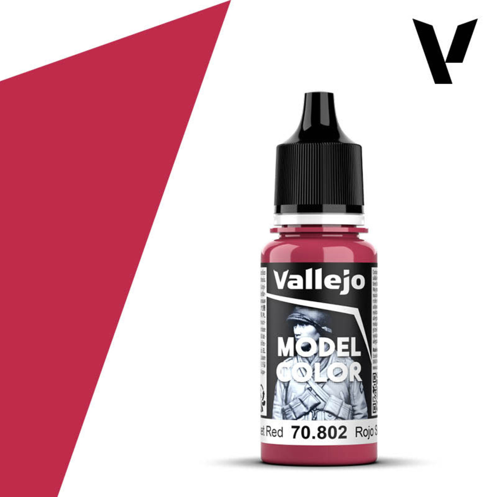 Vallejo Vallejo Model Color 70.802  Sunset Red 18ml