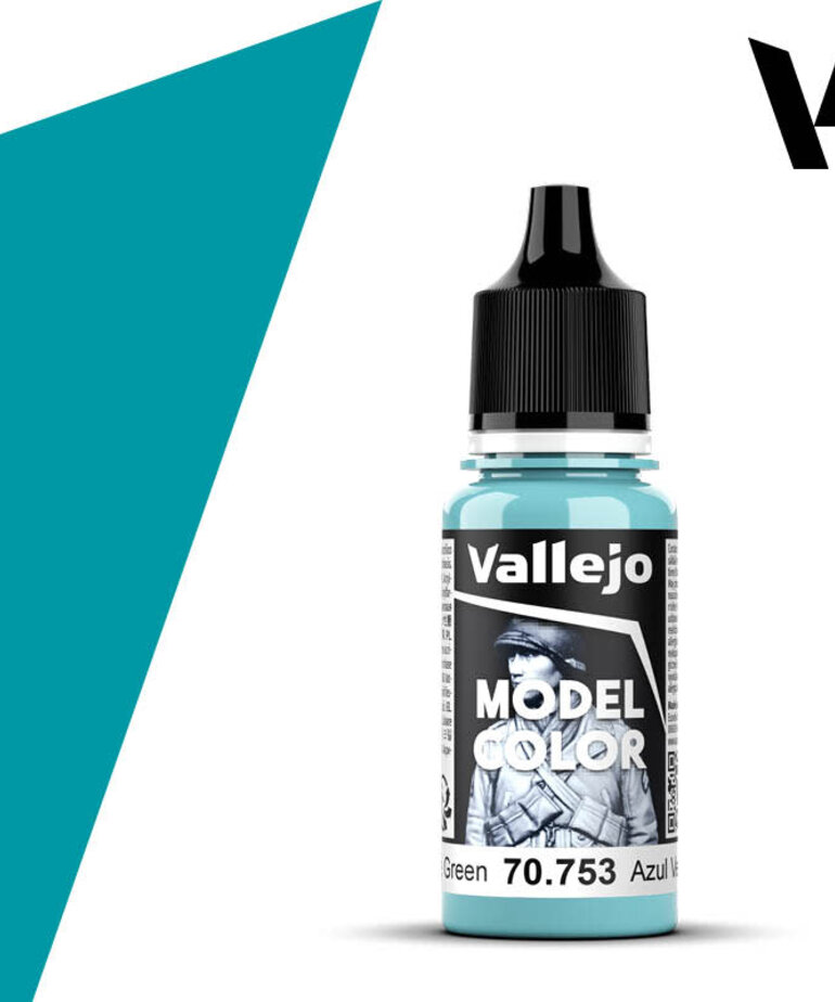 Vallejo Vallejo Model Color 70.753 Light Blue Green 18ml