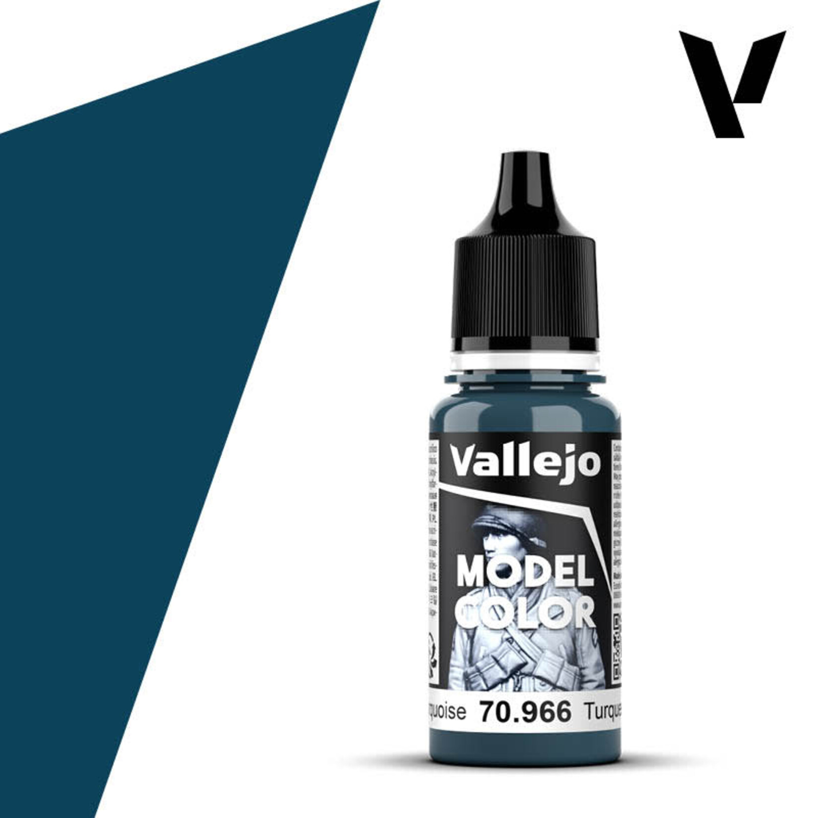 Vallejo Vallejo Model Color 70.966 Turquoise 18ml