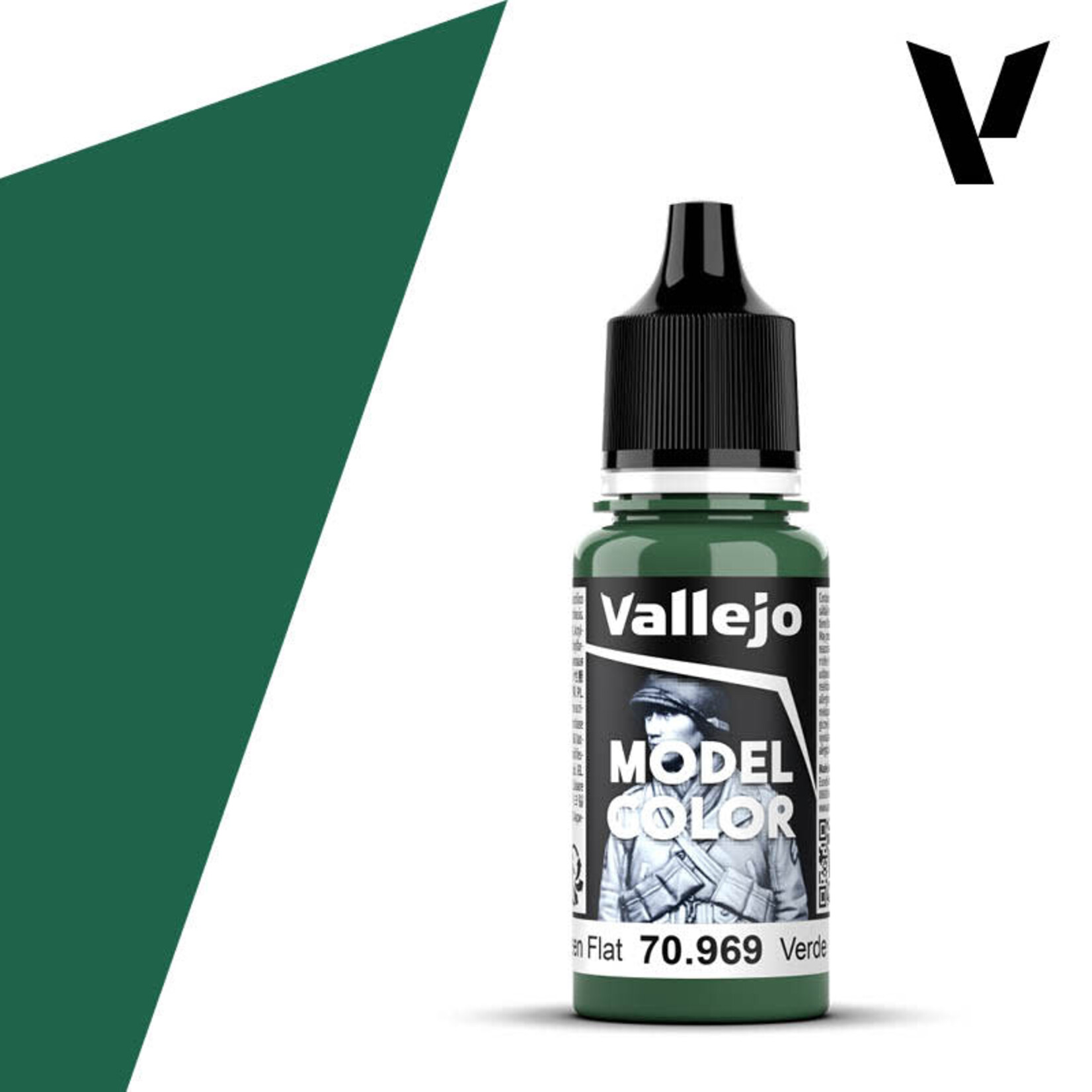 Vallejo Vallejo Model Color 70.969 Park Green Flat 18ml