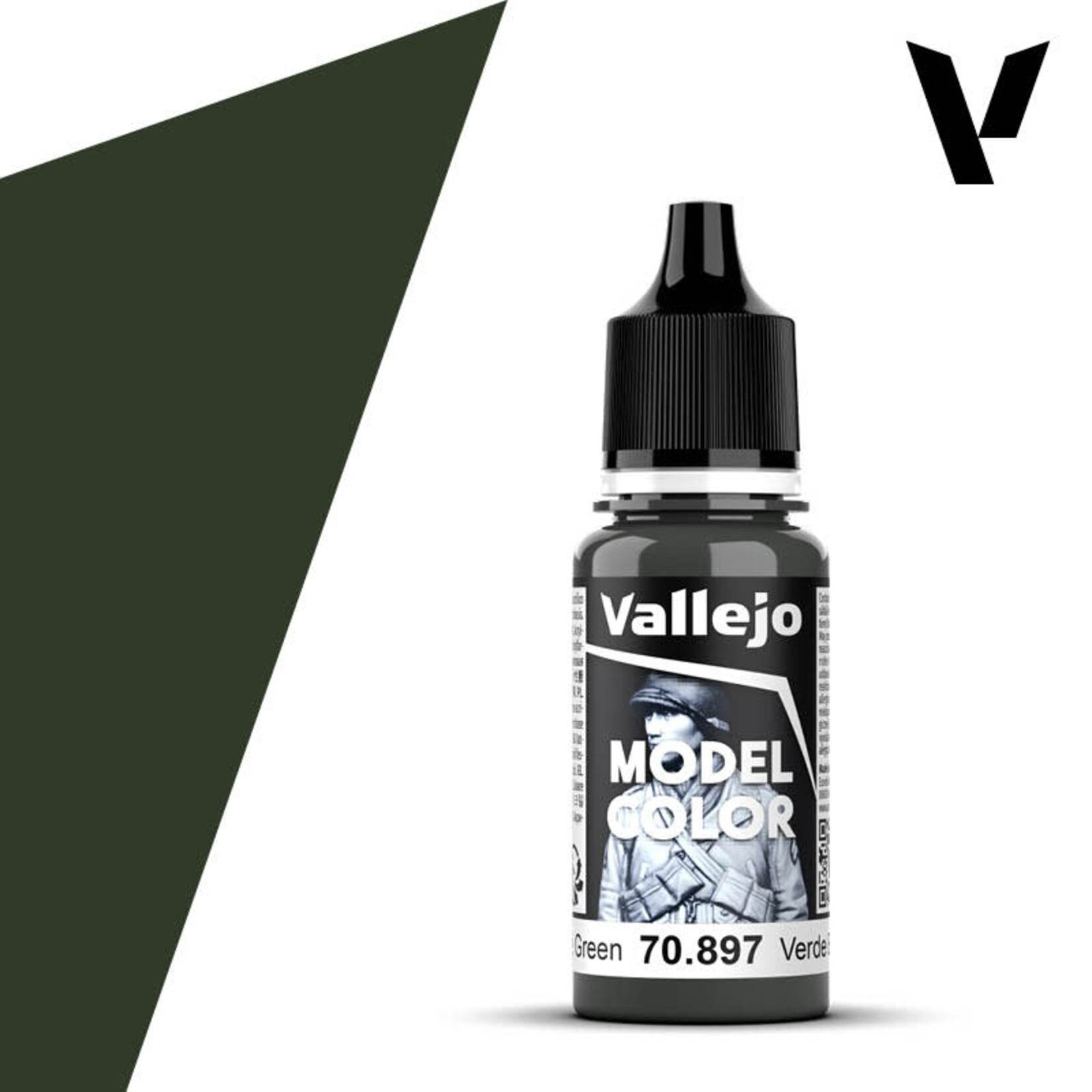 Vallejo Vallejo Model Color 70.897 Bronze Green 18ml