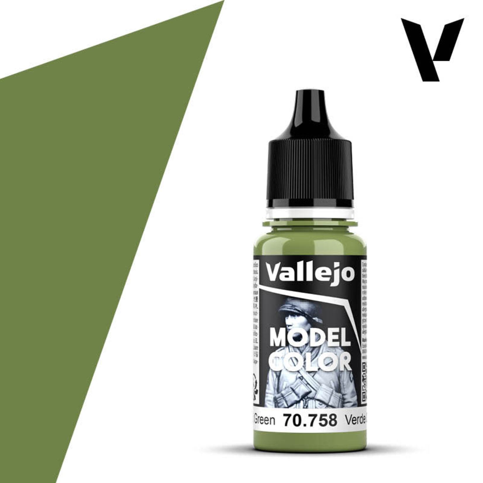 Vallejo Vallejo Model Color 70.758 Bright Green 18ml
