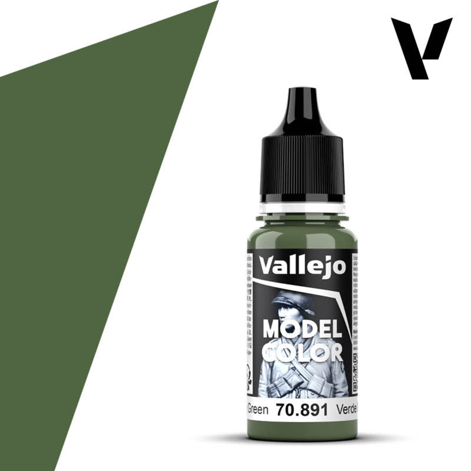 Vallejo Vallejo Model Color 70.891 Intermediate Green 18ml