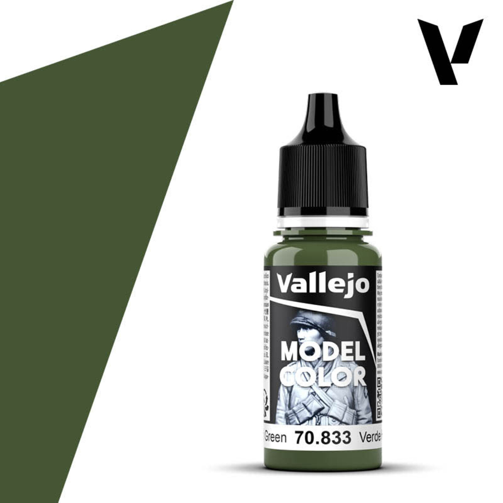 Vallejo Vallejo Model Color 70.833 Ger. Cam. Bright Green 18ml